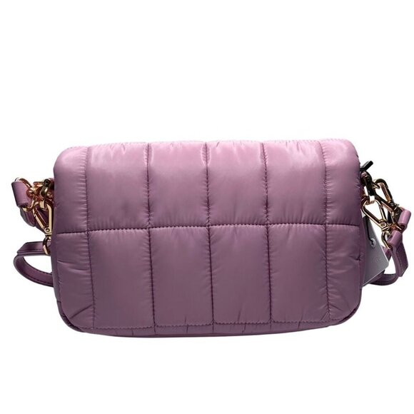 NWT LOVE MOSCHINO LILLA BORSA QUILTED CROSSBODY PUFFER BAG - Picture 4 of 13